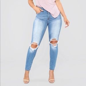Fashion Nova Time’s Up Skinny Jeans